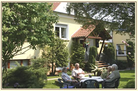 Biergarten im Landhotel Eggersdorf